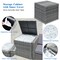 Costway 8 PCS Wicker Sofa Rattan Furniture Set Patio Furniture w/ Storage Table White\ Black\Turquoise\Red